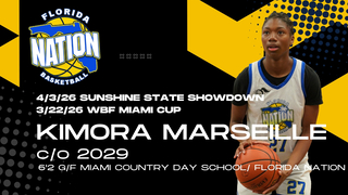 Kimora Marseille (C/O 2029) | Florida Nation Basketball Season Highlights | Miami Country Day G/F