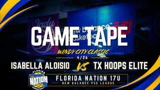 Isabella Aloisio Gametape vs TX Hoops Elite