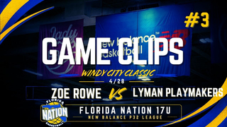 Zoe Rowe vs Lyman Playmakers