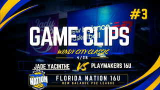 Jade Yacinthe vs Playmakers 16u