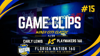 Carly Lewis vs Playmakers 16u