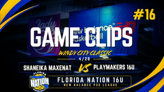 Shaneika Maxenat vs Playmakers team Clark 16u