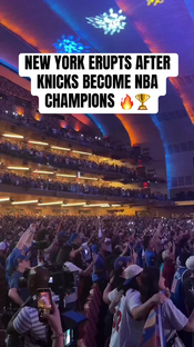 WHAT A MOMENT FOR NEW YORK (via @SNY) #nba #basketball #knicks #new...