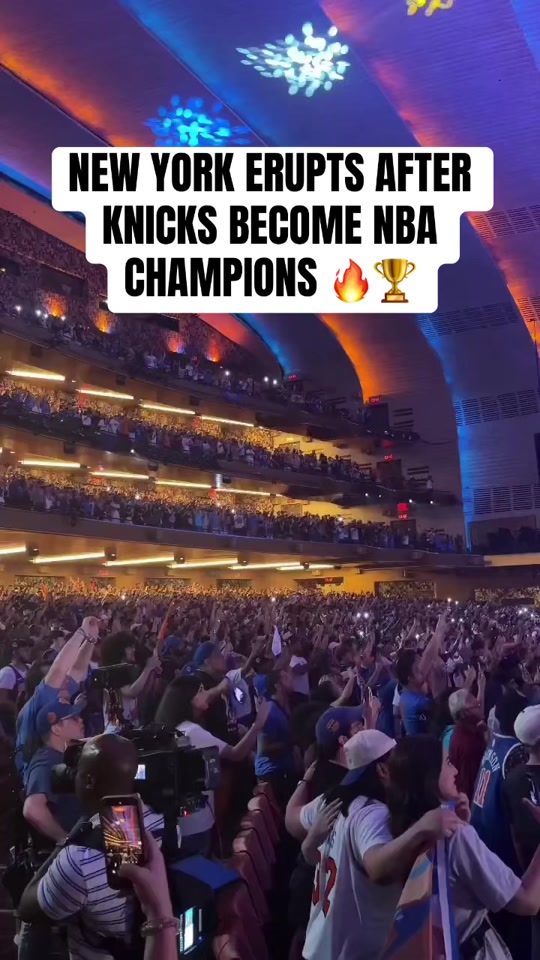 WHAT A MOMENT FOR NEW YORK (via @SNY) #nba #basketball #knicks #new...