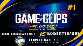 Shiloh Archambault-Tiger vs  Buckeye State Blast 15u