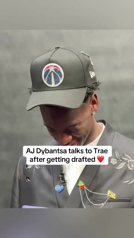 Trae showing love to his new Wizards teammate (via @NBA, traeyoung/...
