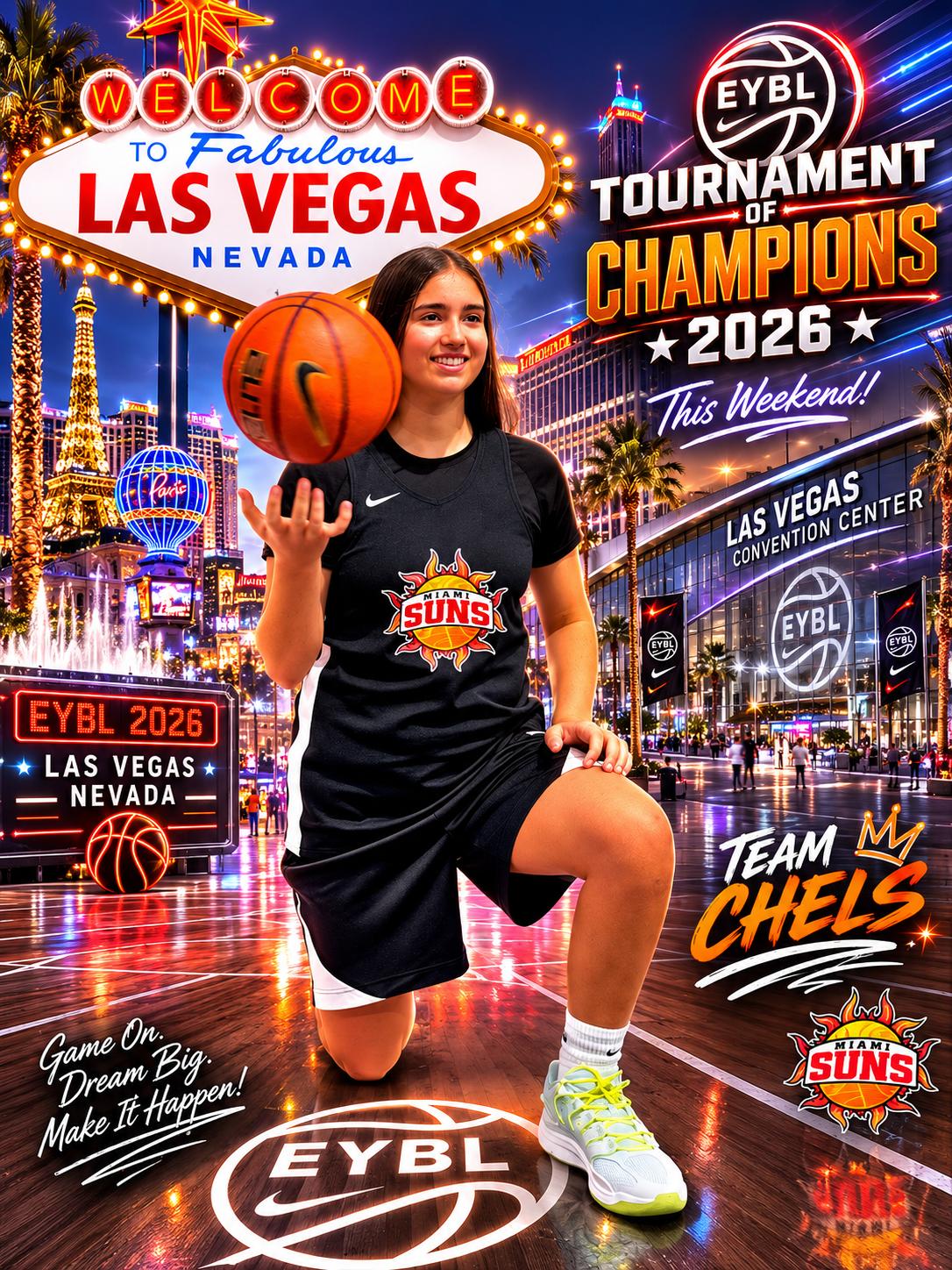 Las Vegas 26’, Tournament of champions, Team Chels, Miami Suns