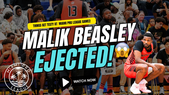 Malik Beasley Gets EJECTED in the 2nd Half! 😳 Team Remy vs Miami Pro League Game 2