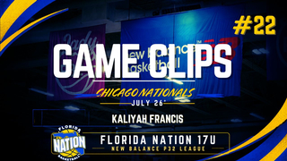 Game Tape: Kaliyah Francis - P32 Session 3 Chicago | Three-Game Analytics via Synergy Sports