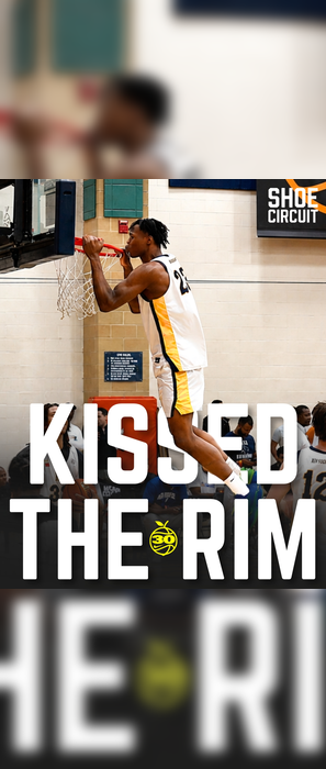 6'11" Caleb Ourigou KISSES the Rim Before Peach Jam Semifinal 😳