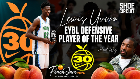 Lewis Uvwo Was a DEFENSIVE MONSTER at Peach Jam | EYBL Defensive Player of the Year