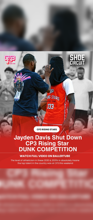 6'4” Jayden Davis SHUTS DOWN CP3 Rising Stars Dunk Contest With Blindfolded Dunk!