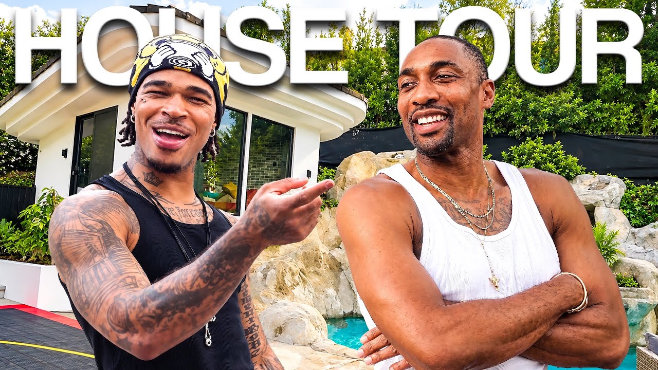 Plaqueboy MAX Toured Gilbert Arenas's 10 MILLION Dollar House!