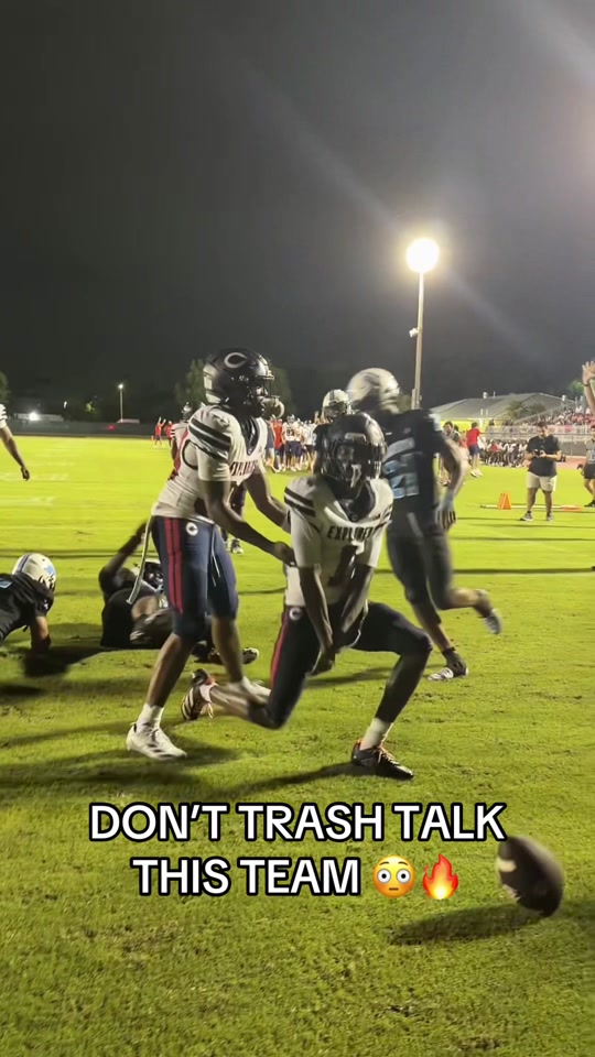 NO TALKING. Columbus is REAL DEAL Columbus was tied 7-7 at halftim...