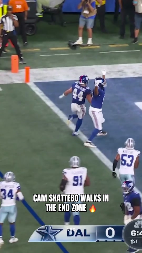 SKATT IS BACK #giants #nfl #camskattebo #football #highlights