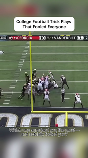 College Football Trick plays That Fooled Everyone #college #nflhighli...