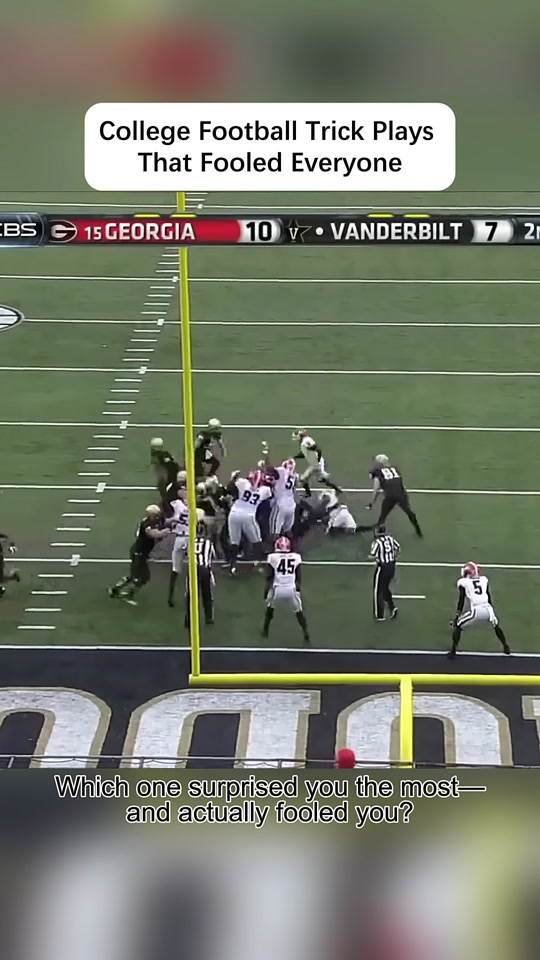 College Football Trick plays That Fooled Everyone #college #nflhighli...