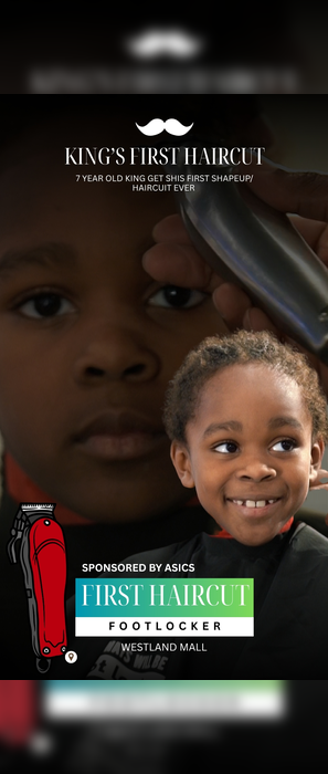 King gets first Haircuit @ Foot Locker sponsored by Asics | South Florida