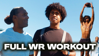 Ja'Kobi Lane & Trent Mosley WR Workout w/ NFL LEGEND TJ Housh!