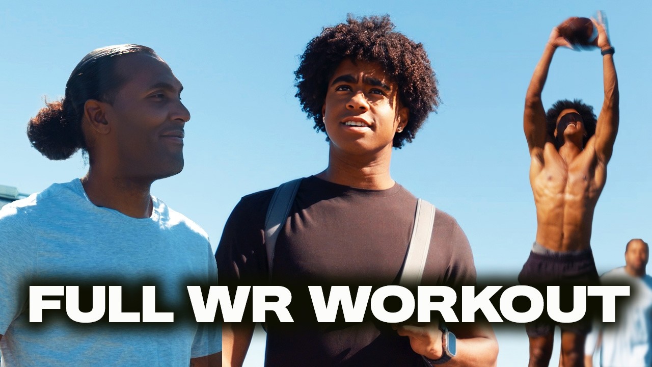 Ja'Kobi Lane & Trent Mosley WR Workout w/ NFL LEGEND TJ Housh!