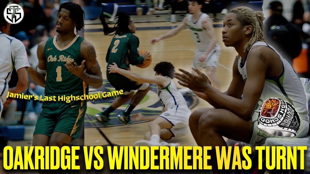 WINDERMERE VS OAKRIDGE REGIONAL CHAMPIONSHIP | Jamier Jones left it all on the court!