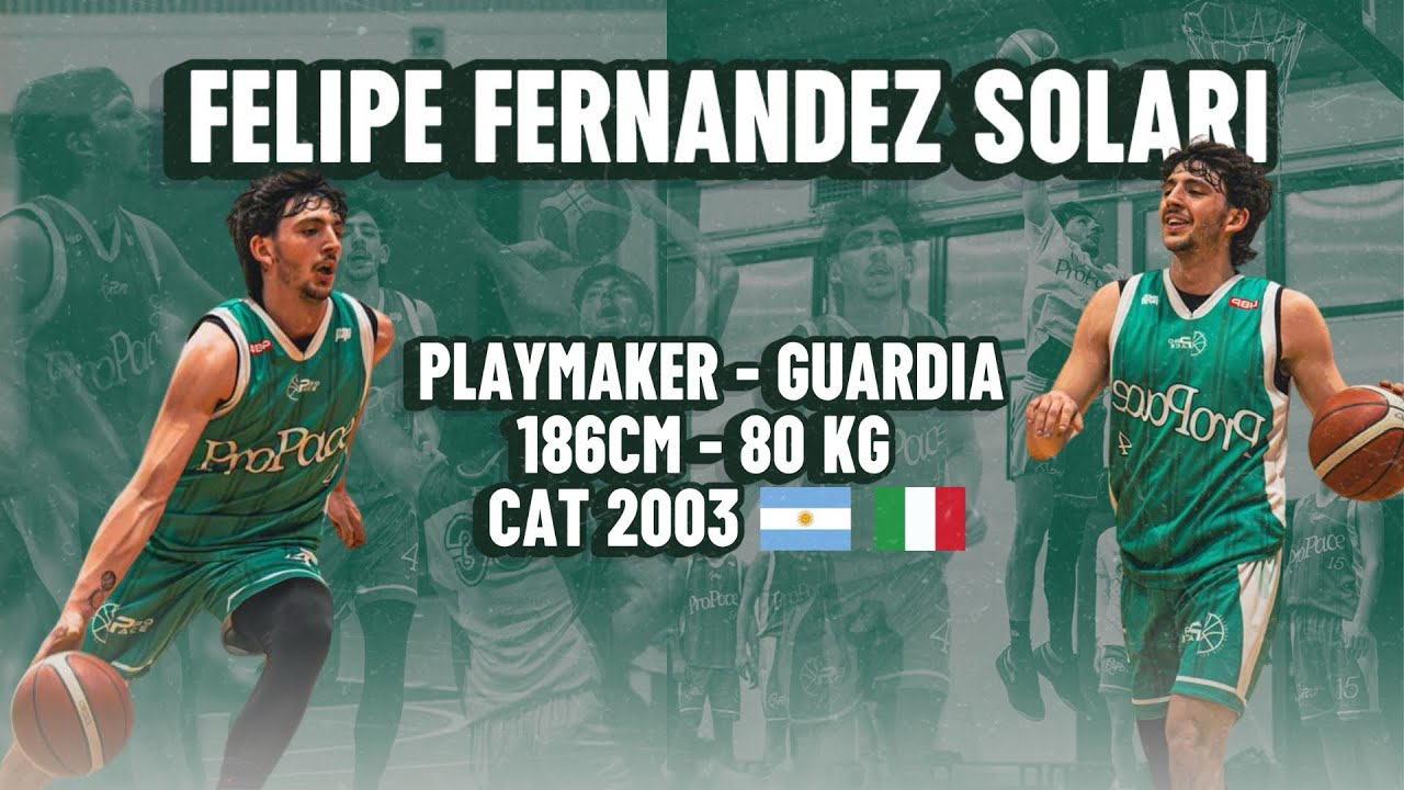 Felipe Fernandez Solari Highlights | 1.86 MTS | PG/SG