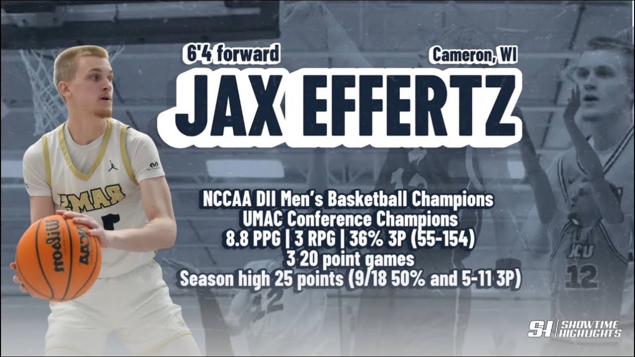Jax Effertz | 6’4 Guard | North Central University