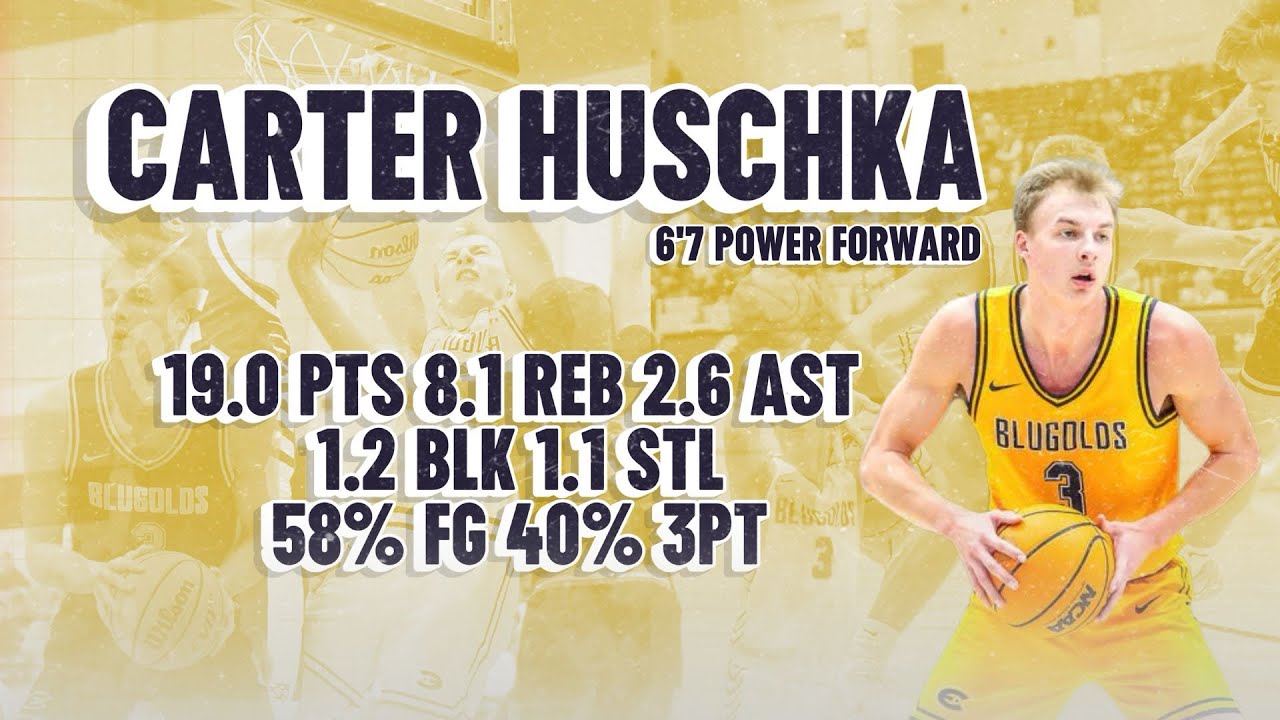 Carter Huschka 6’7 PF D3 All American - UW Eau Claire