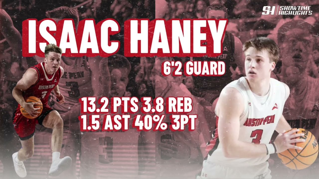 Isaac Haney 6’2 Guard | Austin Peay State University