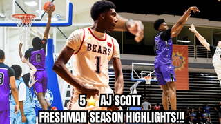 5⭐️ ANTWAN “AJ” SCOTT JR FRESHMAN SEASON HIGHLIGHTS!!!