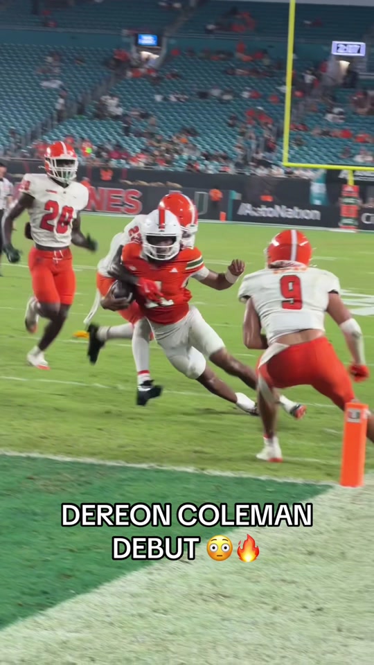 In due time. DC is COMING Freshman QB Dereon Coleman made his deb...