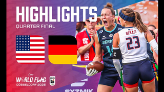 USA vs Germany | Women’s Quarter-final Highlights | IFAF World Flag 2026