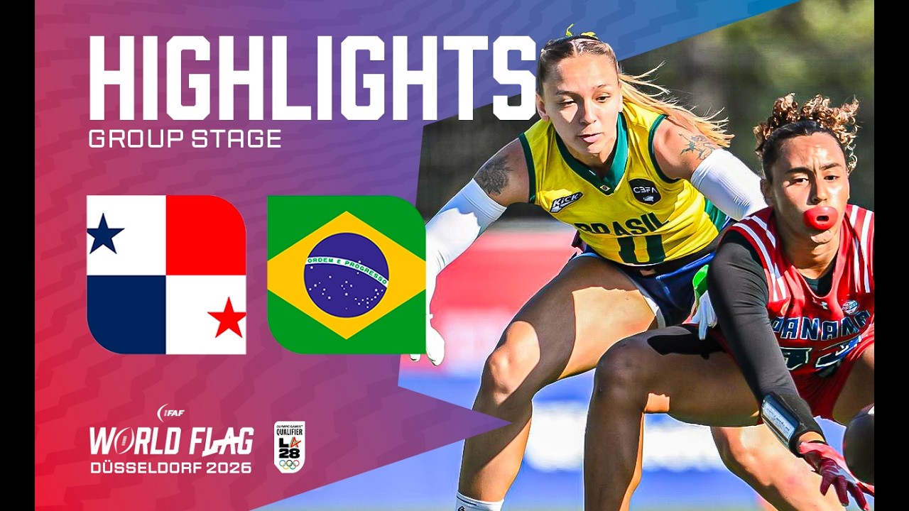 Panama vs Brazil | Women’s Group D Highlights | IFAF World Flag 2026