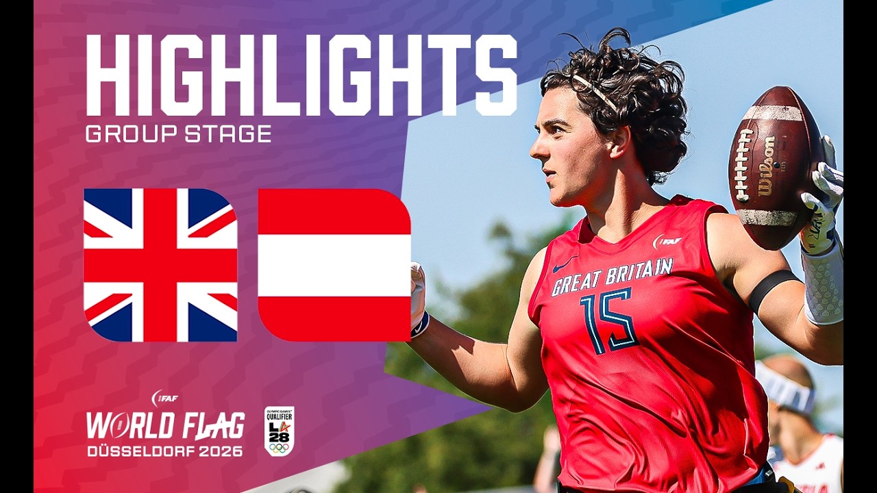 Great Britain vs Austria | Women’s Group C Highlights | IFAF World Flag 2026