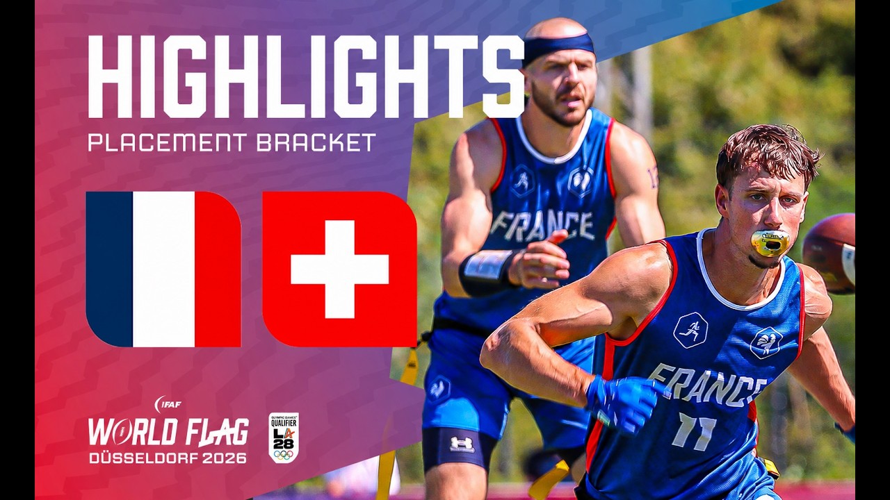 HIGHLIGHTS: France v Switzerland | Men | 9th place game | IFAF World Flag 2026