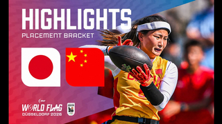 HIGHLIGHTS: Japan v China | Women | 9th place game | IFAF World Flag 2026