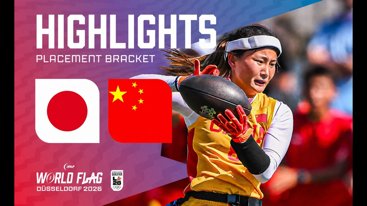 HIGHLIGHTS: Japan v China | Women | 9th place game | IFAF World Flag 2026