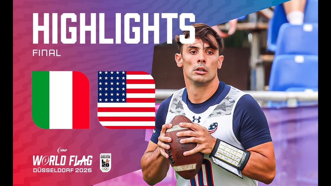 HIGHLIGHTS: Italy v USA | Men | Gold medal match | IFAF World Flag 2026