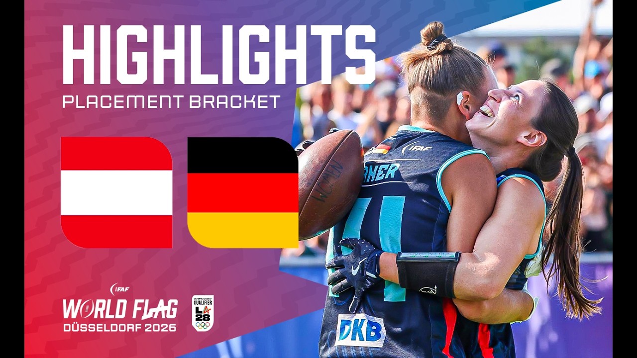 HIGHLIGHTS: Austria v Germany | Women | 5th place game | IFAF World Flag 2026