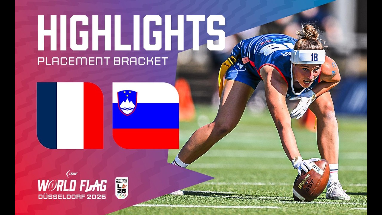 HIGHLIGHTS: France v Slovenia | Women | 13th place game | IFAF World Flag 2026