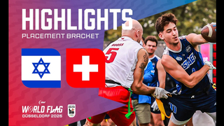 HIGHLIGHTS: Israel v Switzerland | Men | 9-16 bracket semi-final | IFAF World Flag 2026