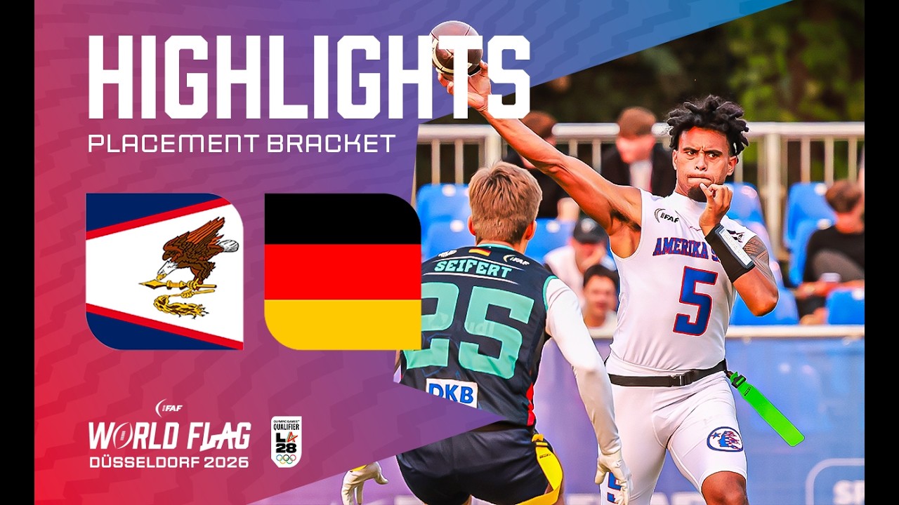 HIGHLIGHTS: American Samoa v Germany | Men | 5th-8th placement semi-final | IFAF World Flag 2026