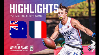 HIGHLIGHTS: Australia v France | Men | 9-16 bracket semi-final | IFAF World Flag 2026