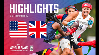 HIGHLIGHTS: USA v Great Britain | Women | Semi-final | IFAF World Flag 2026