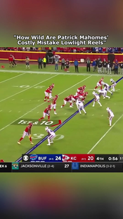 How wild are Mahomes’ costly mistake lowlights.#nfl #nflfootball #foo...