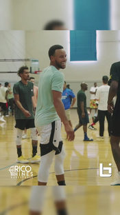 Steph was FRYING at Rico Hines runs back in 2022 #ballislife #bball