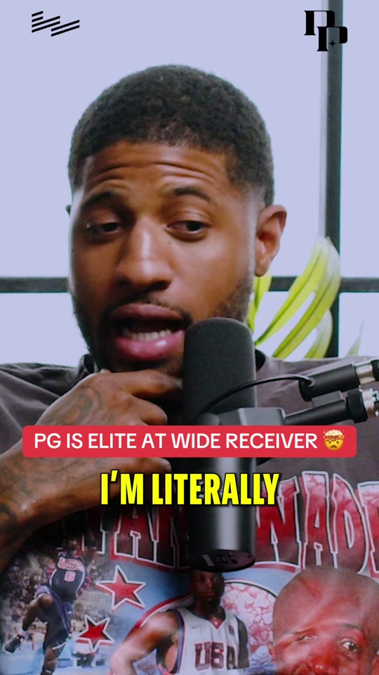 Would Paul George be an elite receiver in the NFL?! #bball #football