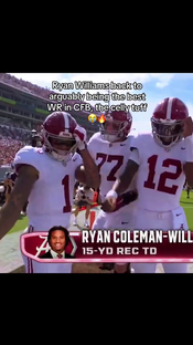 #ryanwilliams #alabamafb #collegefootball #sportsflock