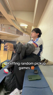 They’re starting to recognize me haha. #nba #basketball #ref #prank...