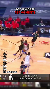 Top 14 Worst Ref Moments | P1 #basketball #nba #fyp #ref #moments